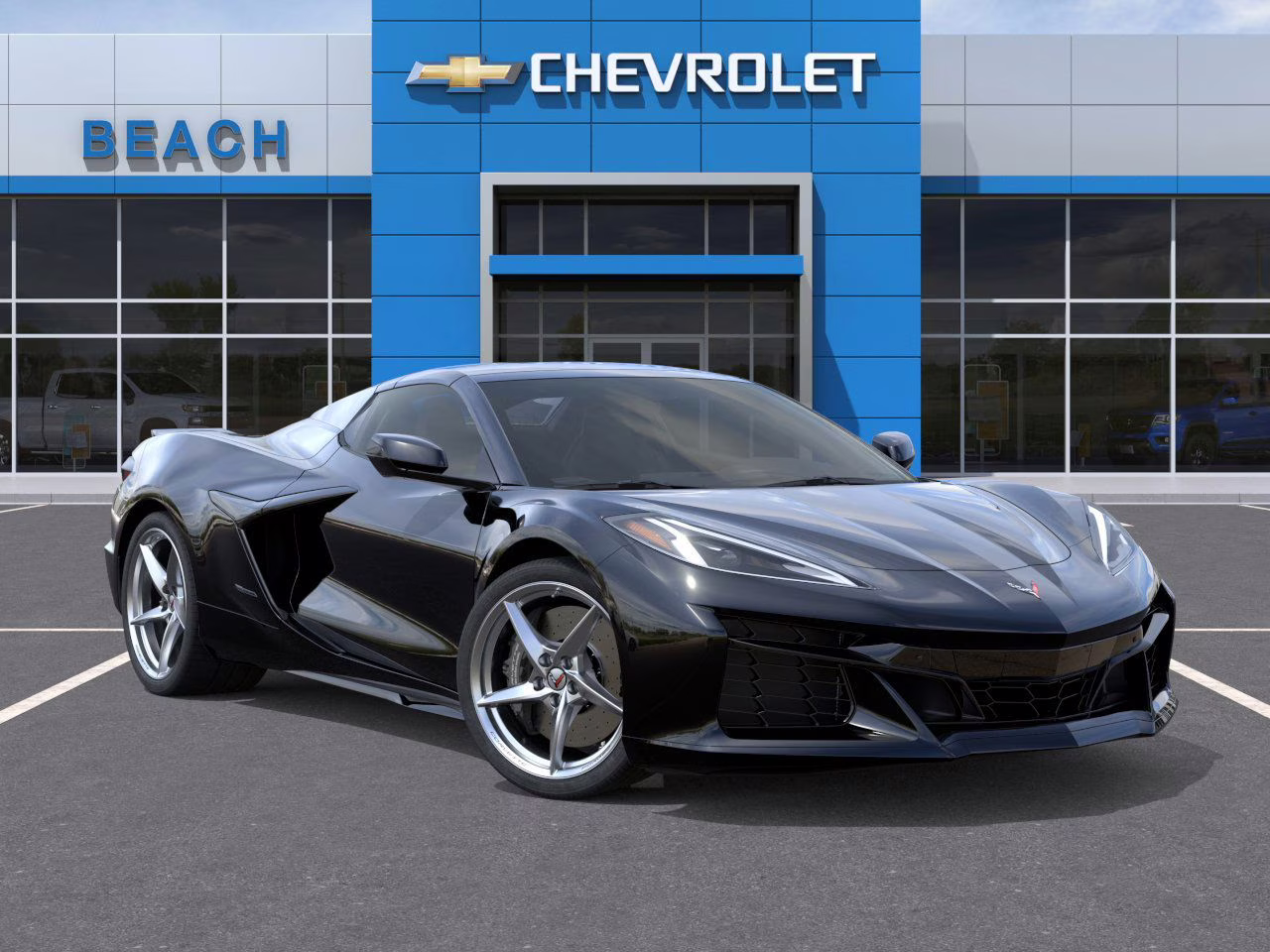 2025 Black Chevrolet Corvette E-Ray 2LZ AWD Convertible