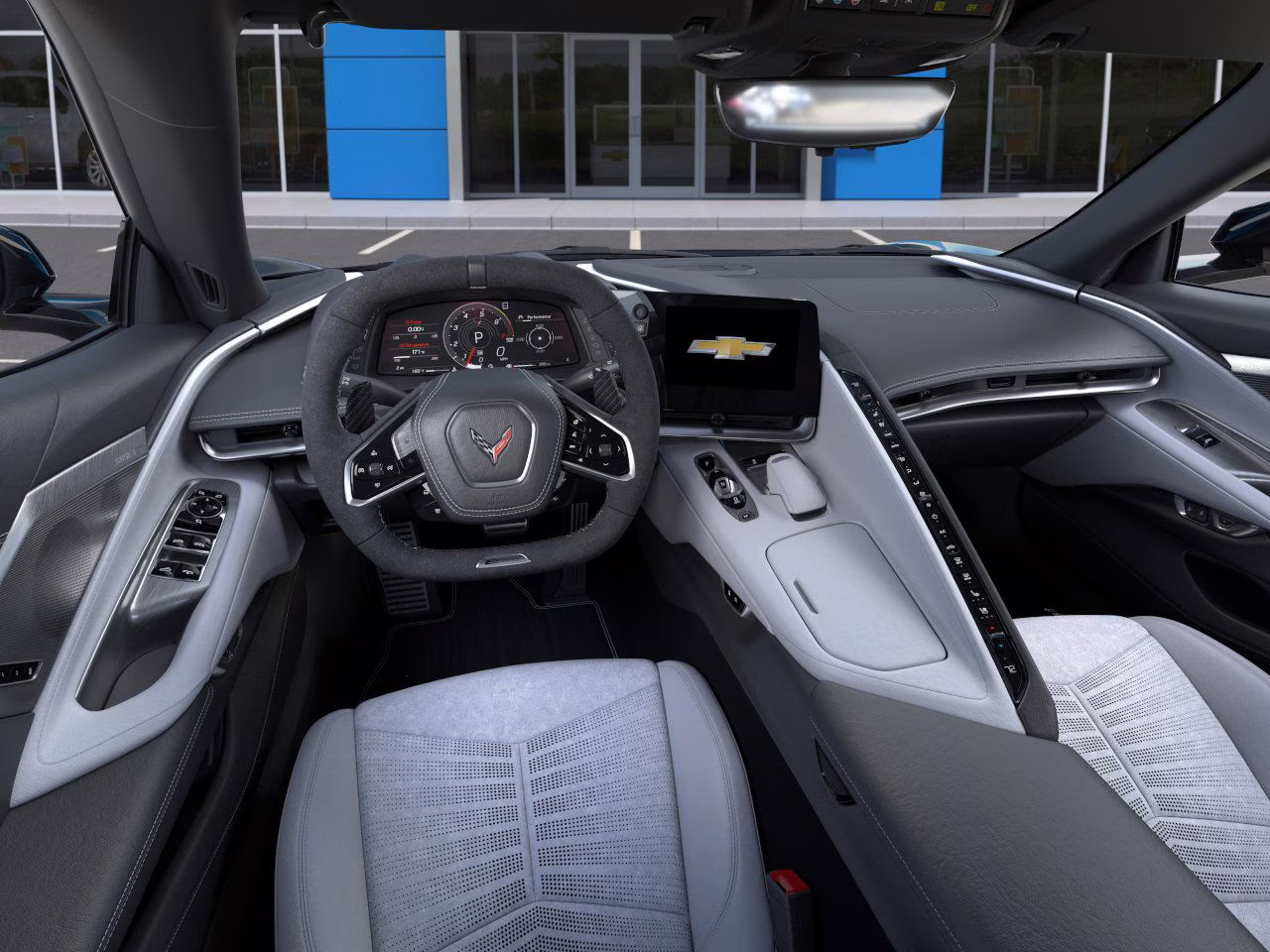 2025 Black Chevrolet Corvette E-Ray 2LZ AWD Convertible