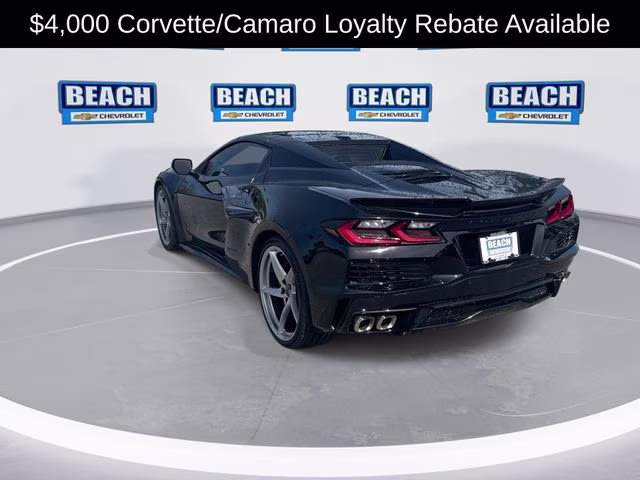 2025 Black Chevrolet Corvette E-Ray 2LZ AWD Convertible