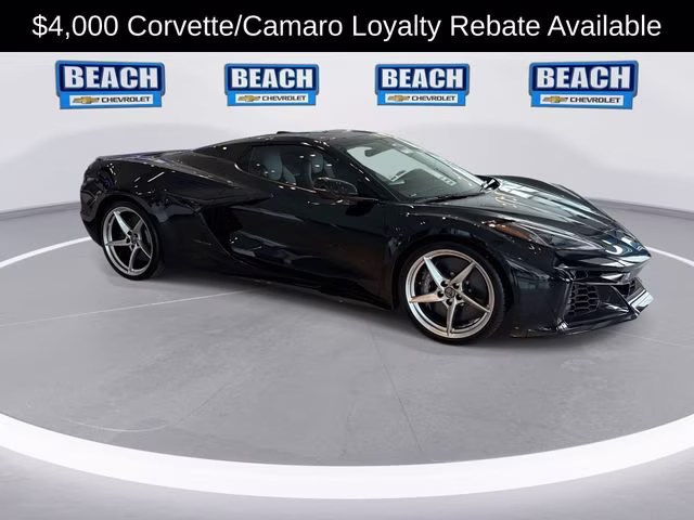 2025 Black Chevrolet Corvette E-Ray 2LZ AWD Convertible