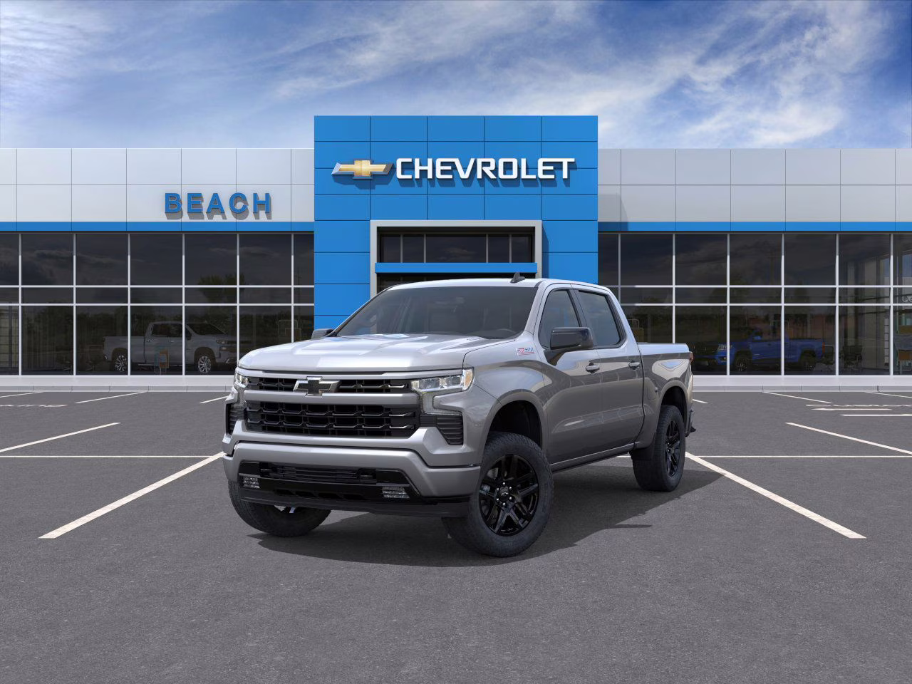 2026 Sterling Gray Metallic Chevrolet Silverado 1500 RST 4X4 Truck