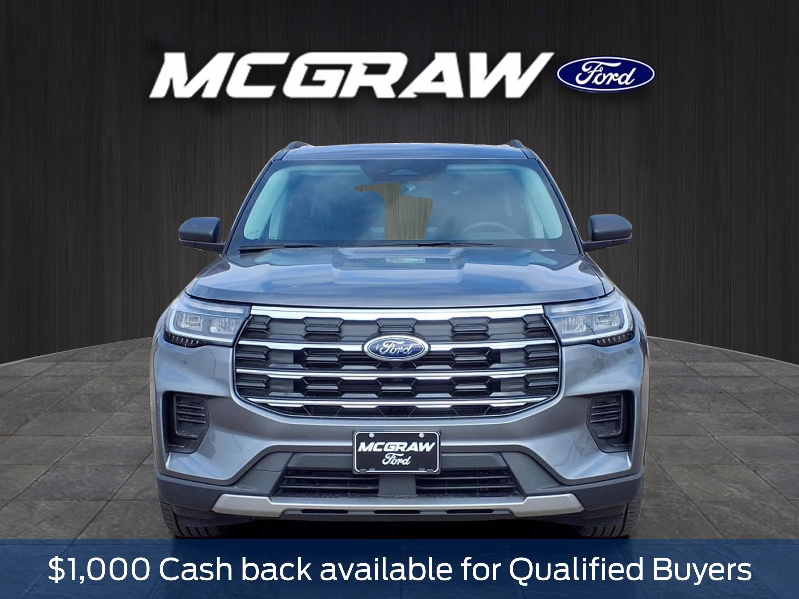 2026 Gray Metallic Ford Explorer Active RWD SUV