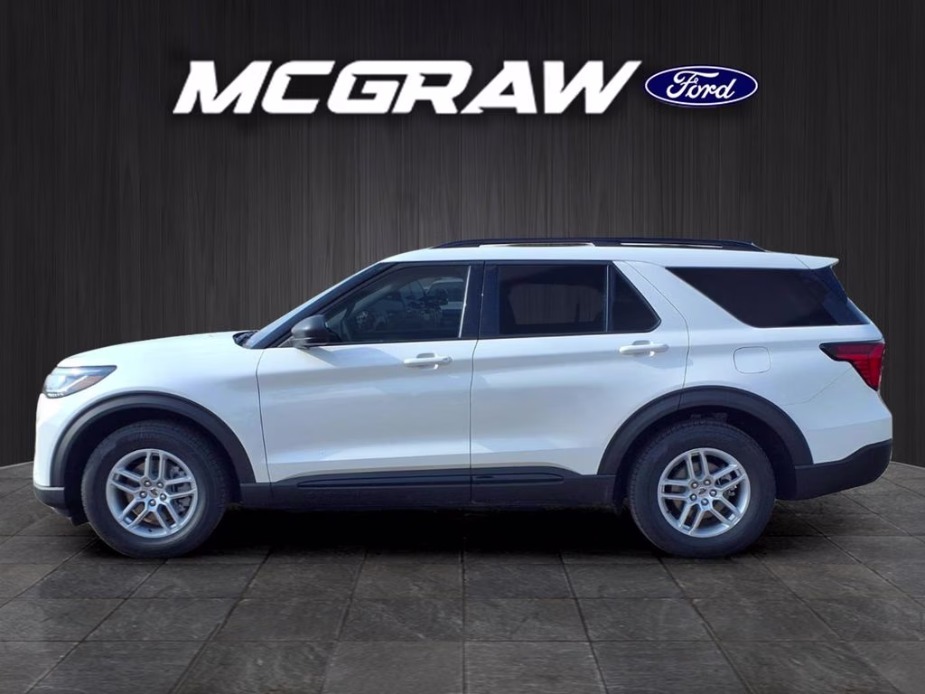 2026 Star White Metallic Tri-Coat Ford Explorer Active w/200A Pkg RWD SUV