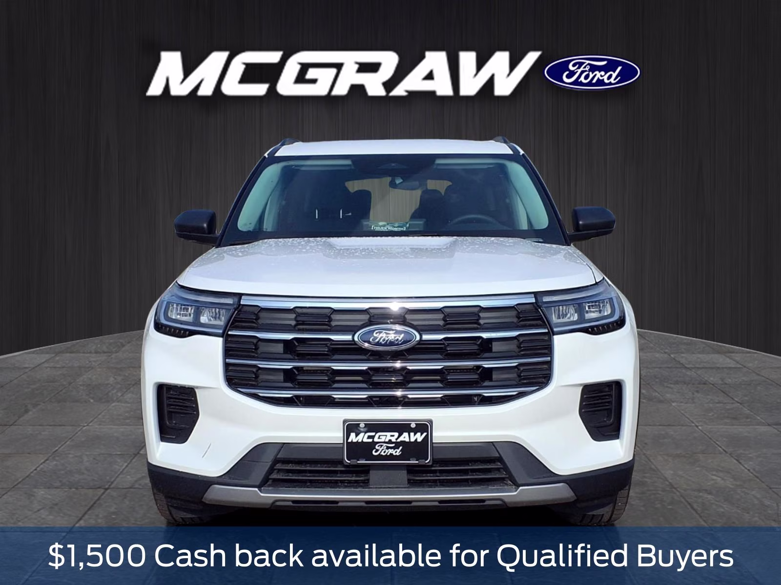2026 White Metallic Ford Explorer Active RWD SUV