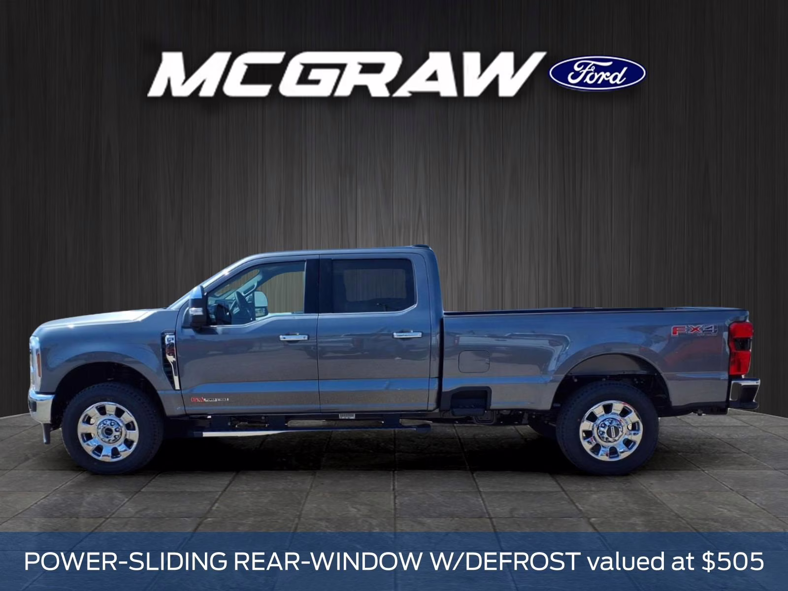 2026 Gray Metallic Ford Super Duty F-350 SRW Lariat 4X4 Truck