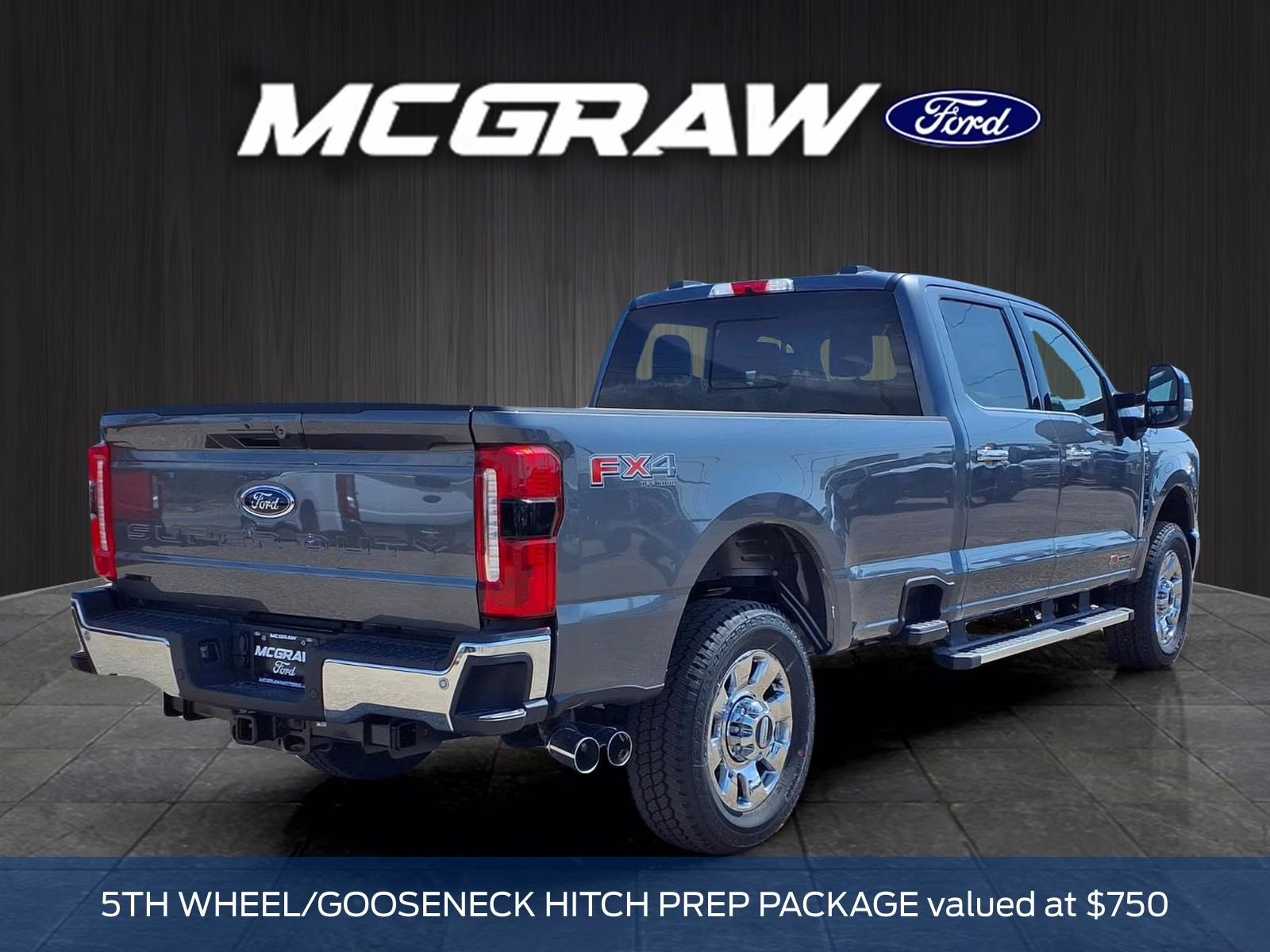2026 Gray Metallic Ford Super Duty F-350 SRW Lariat 4X4 Truck