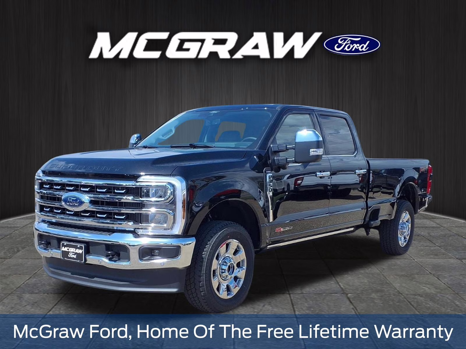 2026 Black Metallic Ford Super Duty F-350 SRW Lariat 4X4 Truck