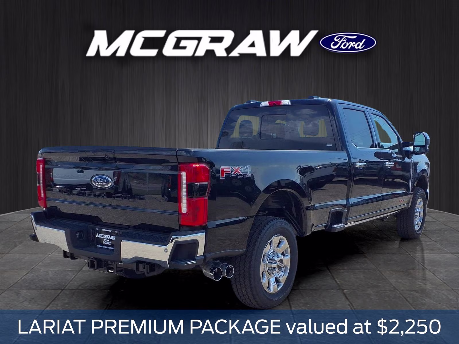 2026 Black Metallic Ford Super Duty F-350 SRW Lariat 4X4 Truck