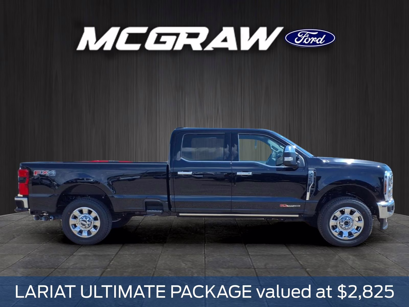 2026 Black Metallic Ford Super Duty F-350 SRW Lariat 4X4 Truck
