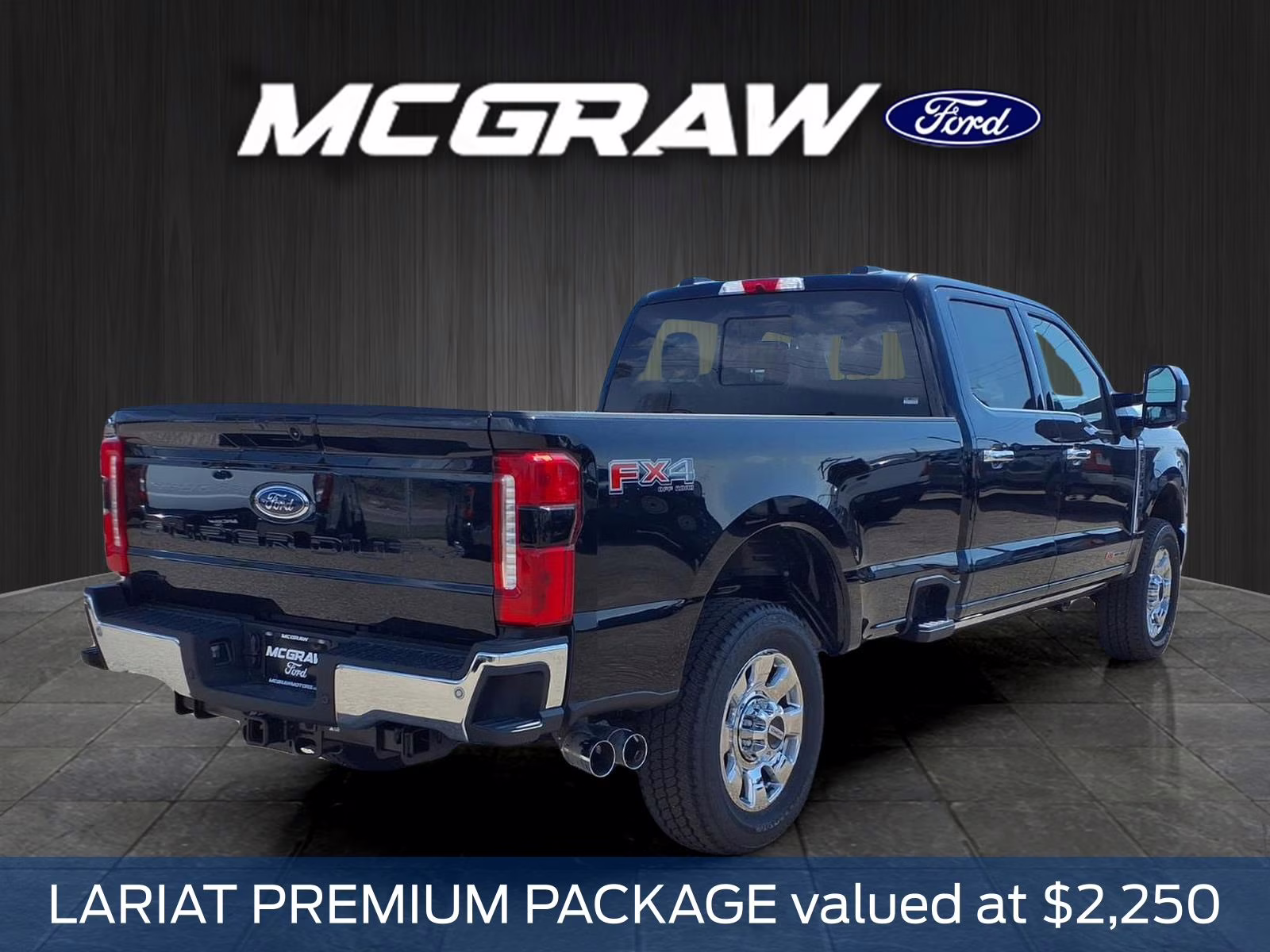 2026 Black Metallic Ford Super Duty F-350 SRW Lariat 4X4 Truck