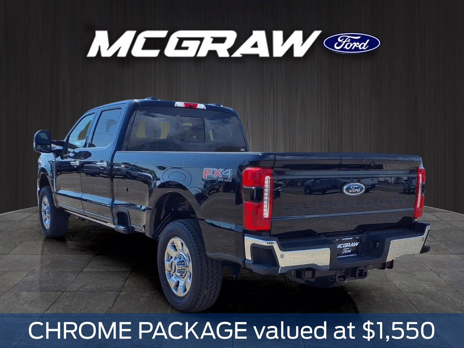 2026 Black Metallic Ford Super Duty F-350 SRW Lariat 4X4 Truck