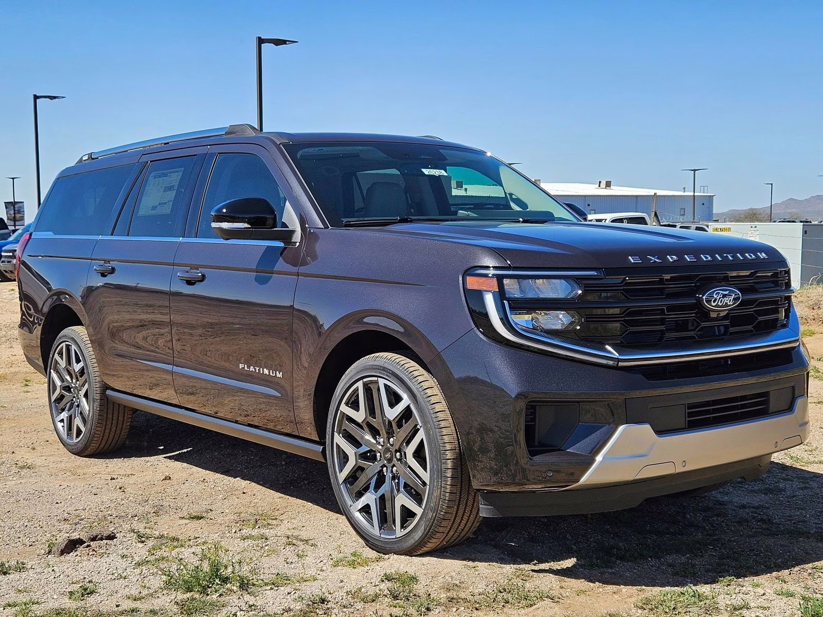 2026 Gray Metallic Ford Expedition Max Platinum 4X4 SUV