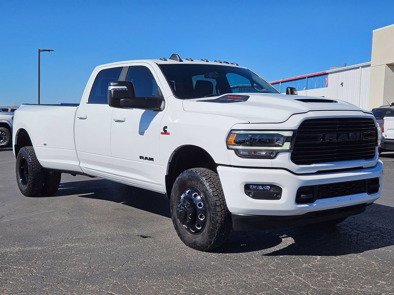 2024 Bright White Clearcoat Ram 3500 Laramie 4X4 Truck