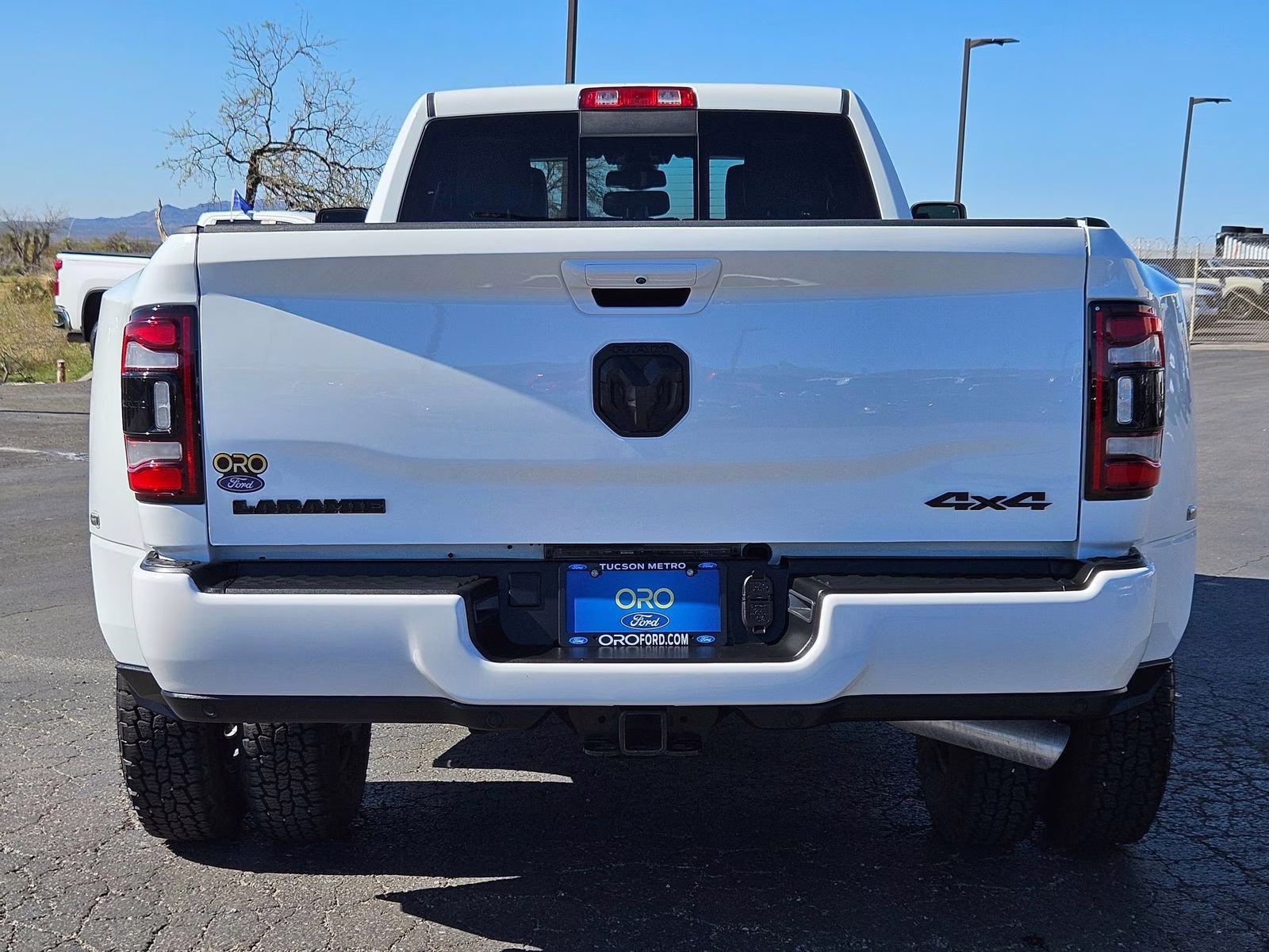 2024 Bright White Clearcoat Ram 3500 Laramie 4X4 Truck
