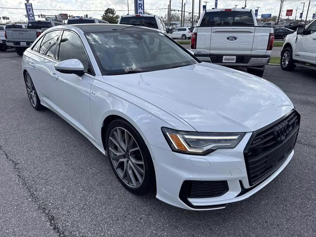 2022 Glacier White Audi A6 3.0T Premium Plus AWD Sedan