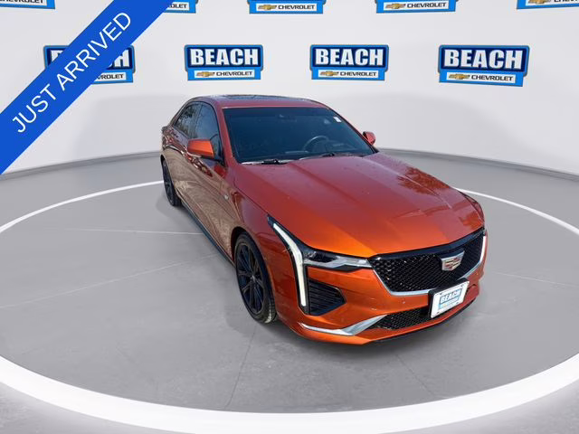 2023 Blaze Orange Metallic Cadillac CT4 Sport RWD Sedan