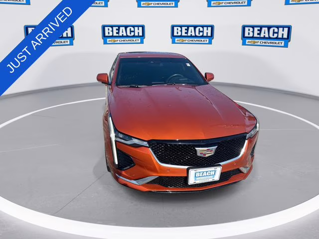 2023 Blaze Orange Metallic Cadillac CT4 Sport RWD Sedan