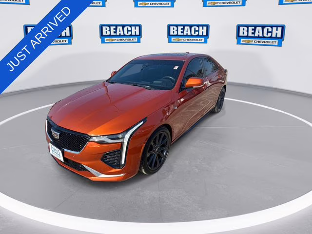2023 Blaze Orange Metallic Cadillac CT4 Sport RWD Sedan