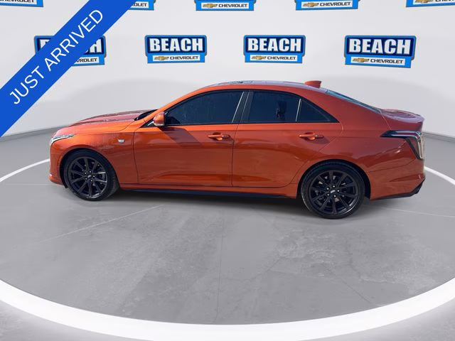 2023 Blaze Orange Metallic Cadillac CT4 Sport RWD Sedan