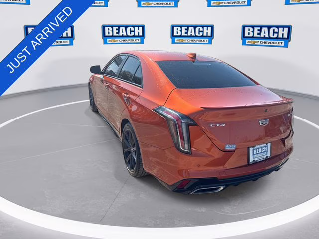 2023 Blaze Orange Metallic Cadillac CT4 Sport RWD Sedan