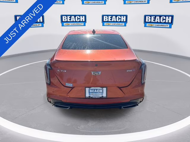2023 Blaze Orange Metallic Cadillac CT4 Sport RWD Sedan