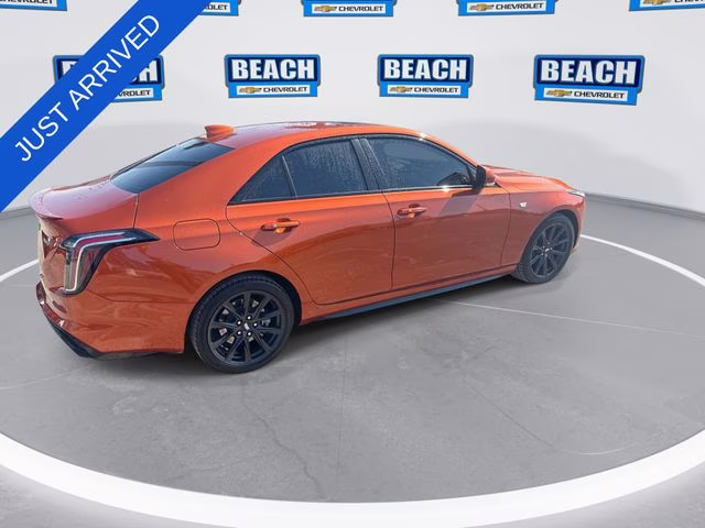 2023 Blaze Orange Metallic Cadillac CT4 Sport RWD Sedan