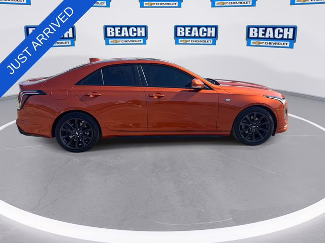 2023 Blaze Orange Metallic Cadillac CT4 Sport RWD Sedan