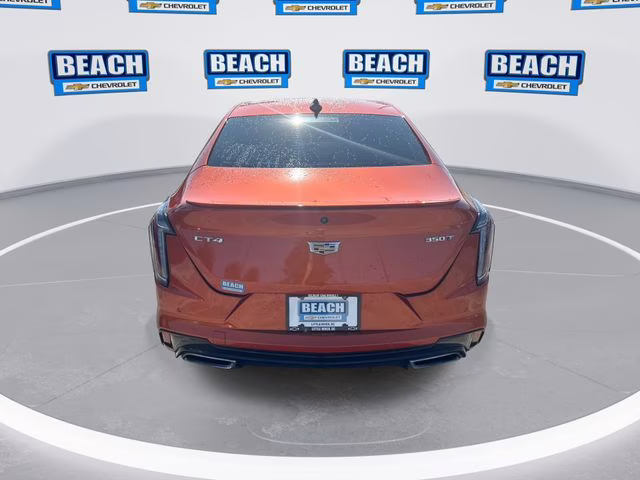 2023 Blaze Orange Metallic Cadillac CT4 Sport RWD Sedan