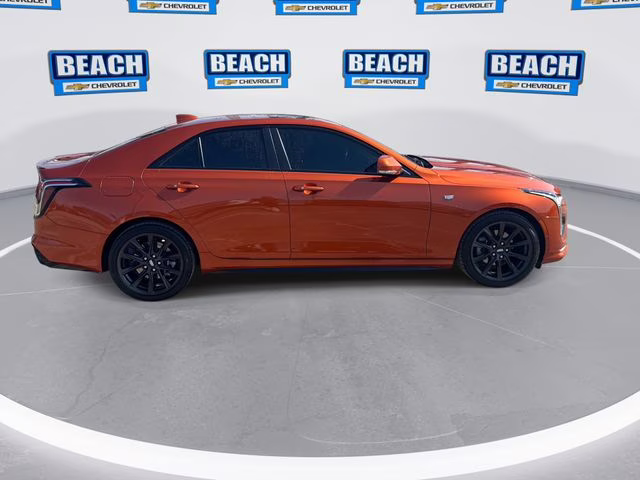 2023 Blaze Orange Metallic Cadillac CT4 Sport RWD Sedan