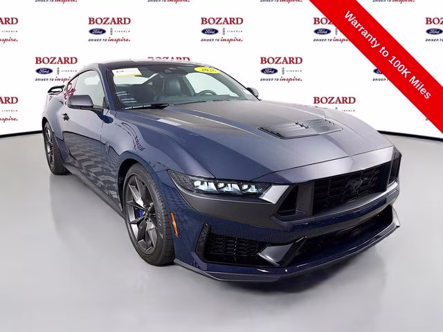 2026 Blue Ford Mustang Dark Horse RWD Coupe