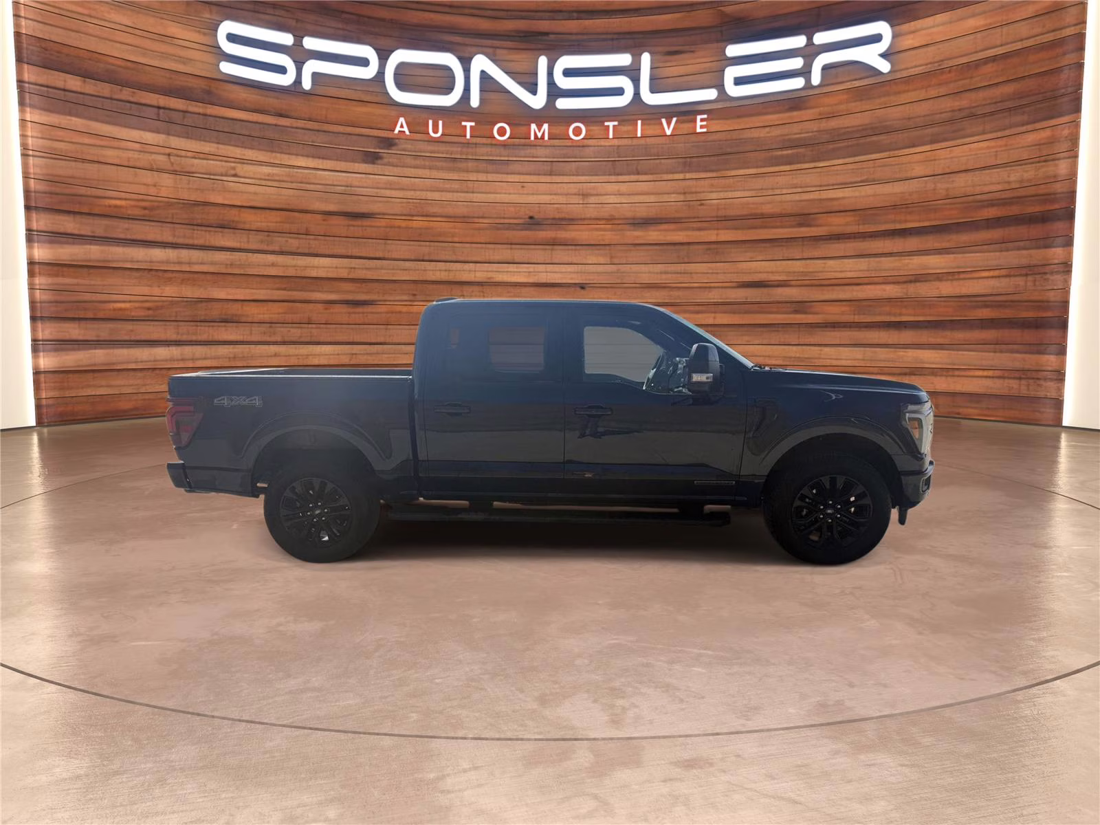 2025 Antimatter Blue Ford F-150 LARIAT 4X4 Truck