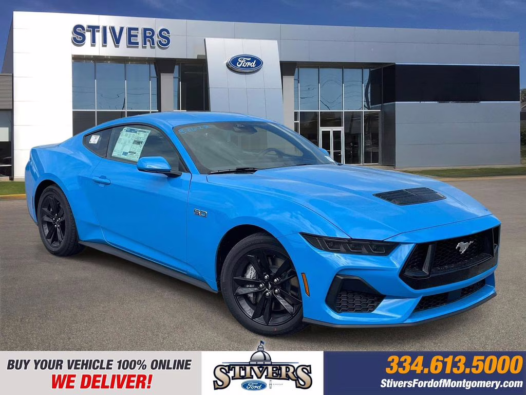 2026 Grabber Blue Metallic Ford Mustang GT RWD Coupe