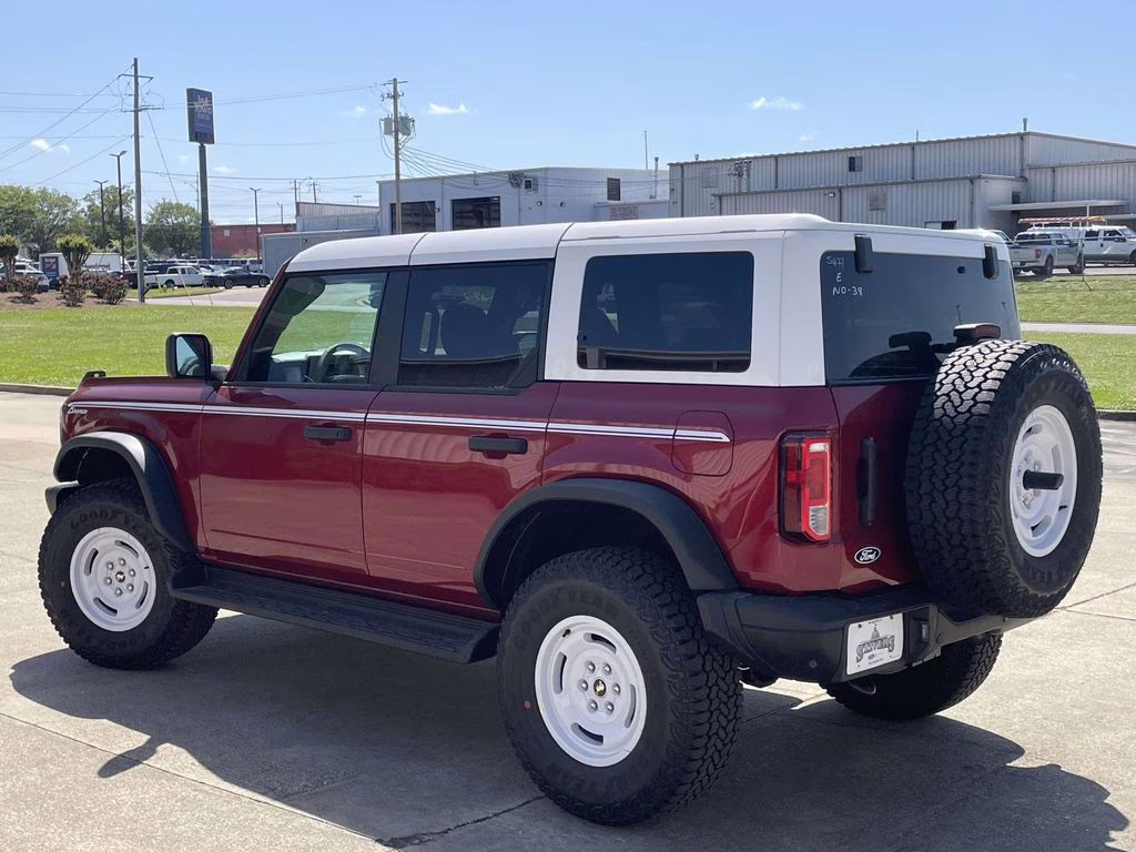 2026 Ruby Red Metallic Tinted Clearcoat Ford Bronco Heritage Edition 4X4 SUV