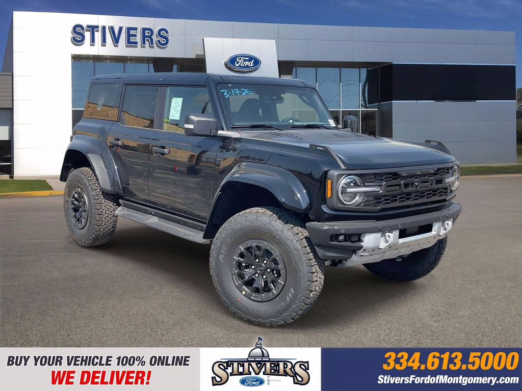 2026 Black Ford Bronco Raptor 4X4 SUV