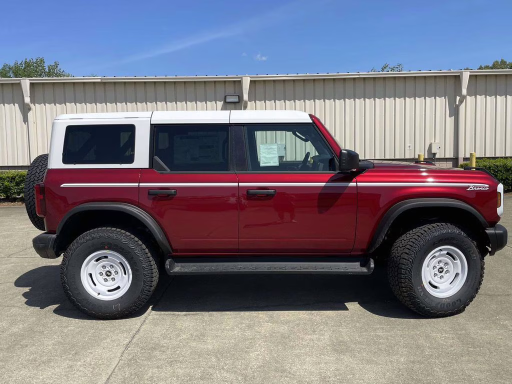 2026 Ruby Red Metallic Tinted Clearcoat Ford Bronco Heritage Edition 4X4 SUV