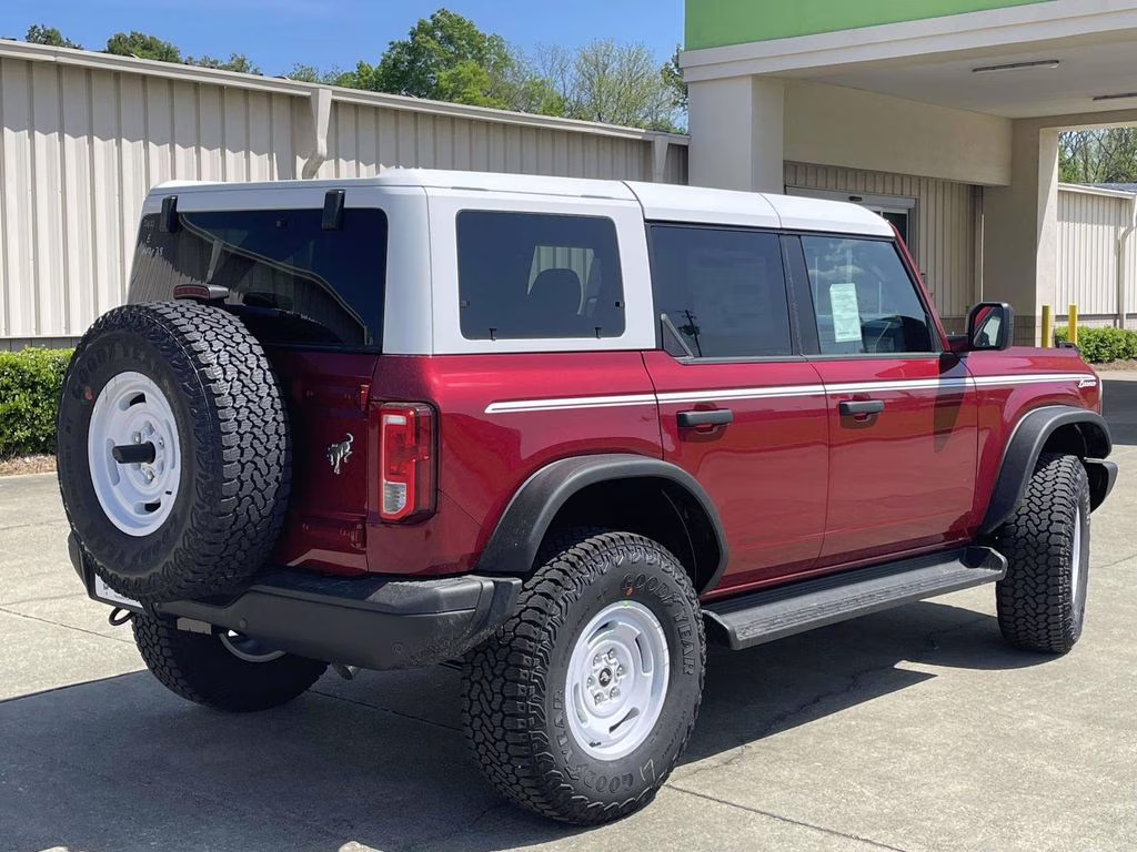 2026 Ruby Red Metallic Tinted Clearcoat Ford Bronco Heritage Edition 4X4 SUV