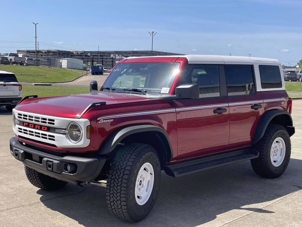 2026 Ruby Red Metallic Tinted Clearcoat Ford Bronco Heritage Edition 4X4 SUV