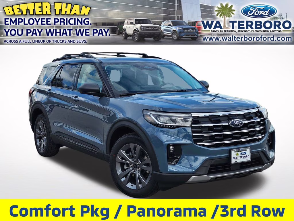 2026 Vapor Blue Metallic Ford Explorer Active 4X4 SUV