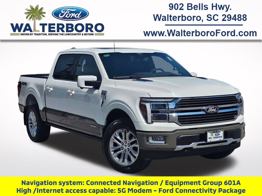 2026 Star White Metallic Tri-Coat Ford F-150 King Ranch 4X4 Truck