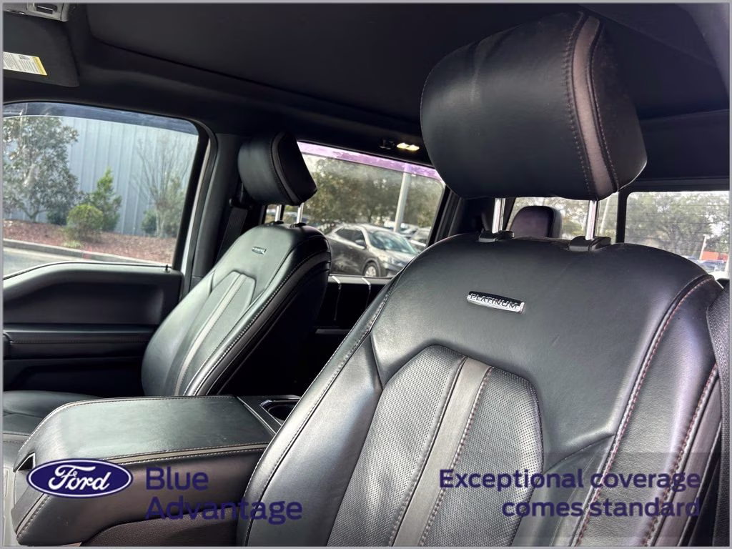 2020 Star White Metallic Tri-Coat Ford F-150 Platinum 4X4 Truck