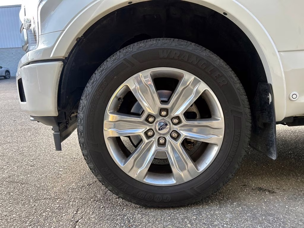 2020 Star White Metallic Tri-Coat Ford F-150 Platinum 4X4 Truck