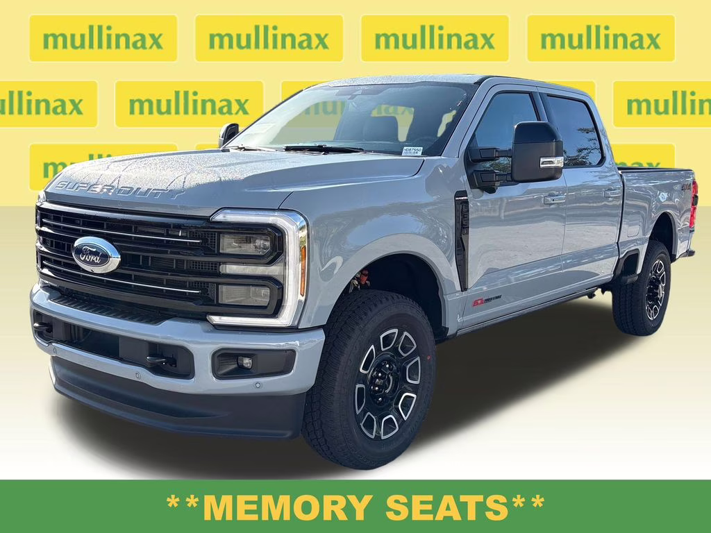 2026 Glacier Gray Metallic TriCoat Ford Super Duty F-350 SRW Platinum 4X4 Truck