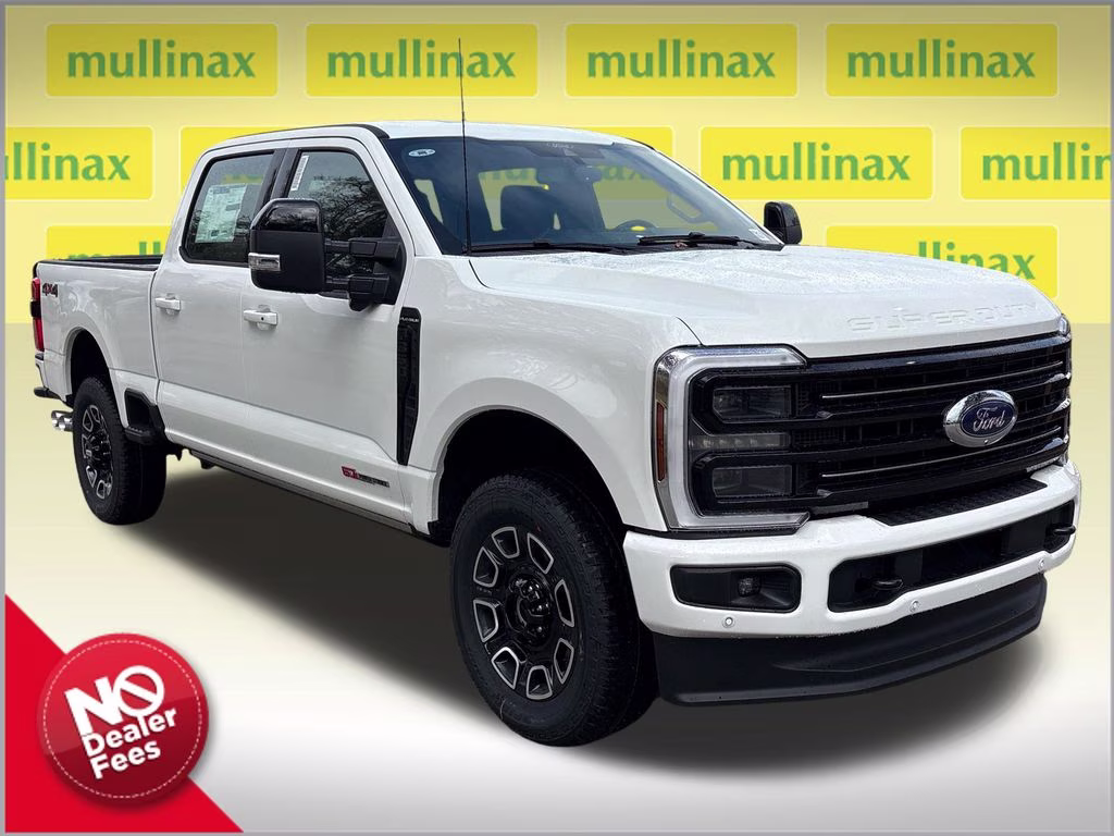 2026 Star White Metallic Tri-Coat Ford Super Duty F-350 SRW Platinum 4X4 Truck
