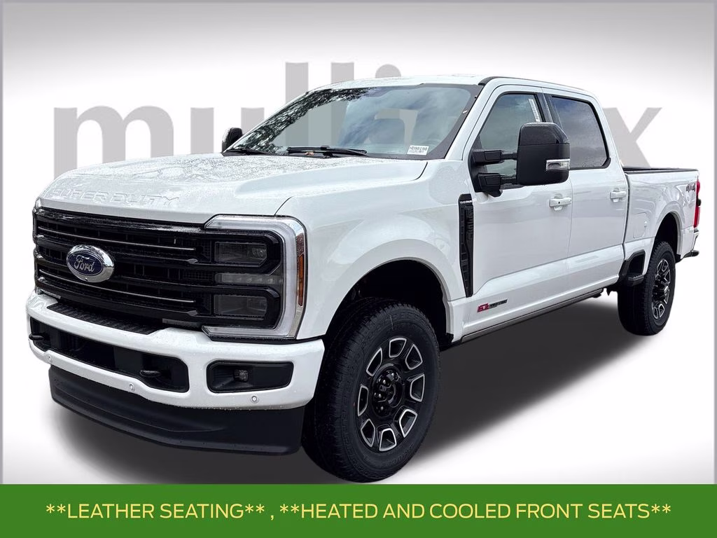 2026 Star White Metallic Tri-Coat Ford Super Duty F-350 SRW Platinum 4X4 Truck