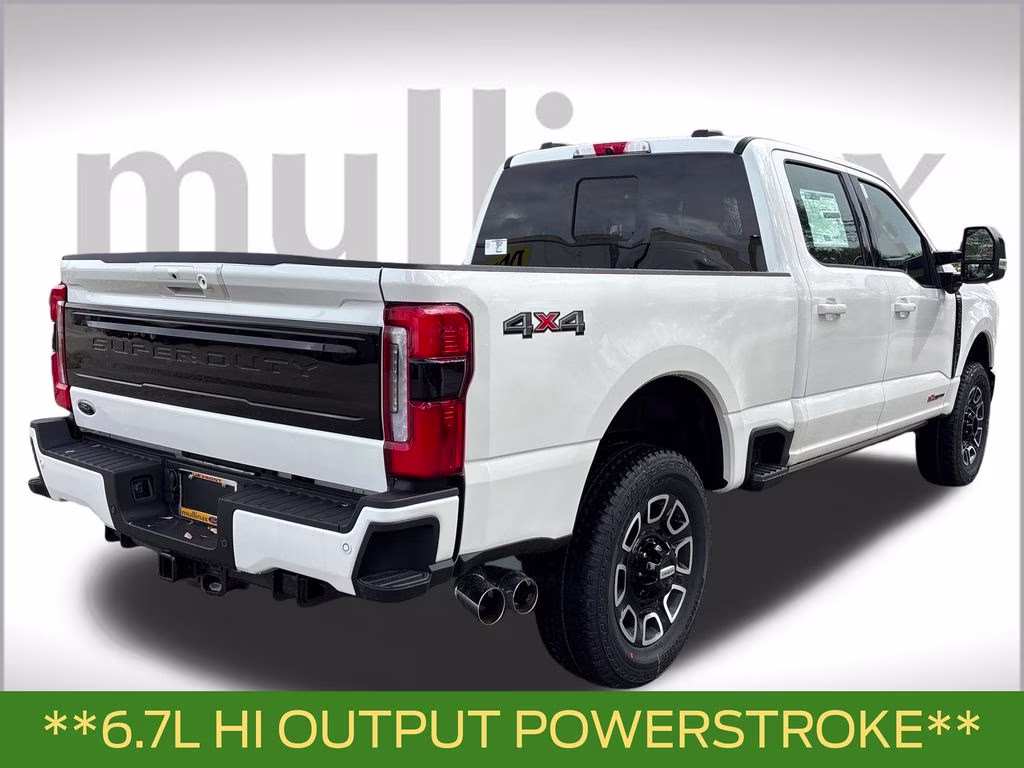 2026 Star White Metallic Tri-Coat Ford Super Duty F-350 SRW Platinum 4X4 Truck