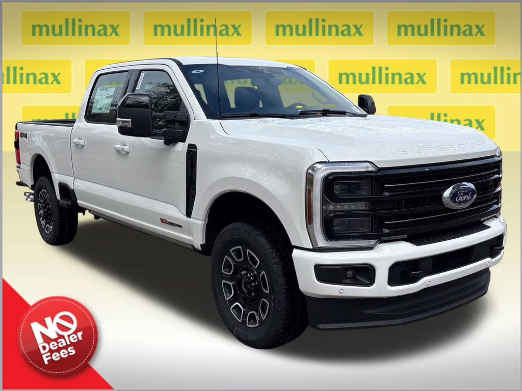 2026 Star White Metallic Tri-Coat Ford Super Duty F-350 SRW Platinum 4X4 Truck