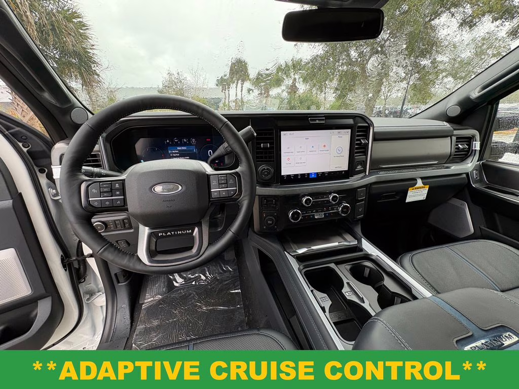 2026 Star White Metallic Tri-Coat Ford Super Duty F-350 SRW Platinum 4X4 Truck