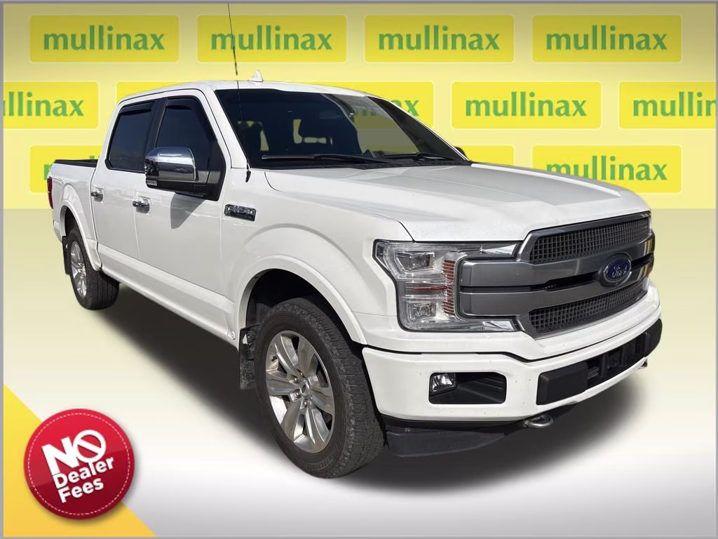 2020 Star White Metallic Tri-Coat Ford F-150 Platinum 4X4 Truck