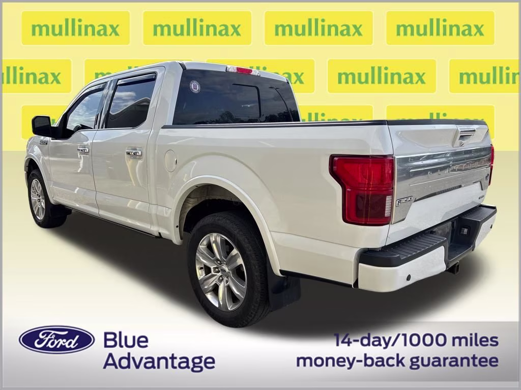 2020 Star White Metallic Tri-Coat Ford F-150 Platinum 4X4 Truck
