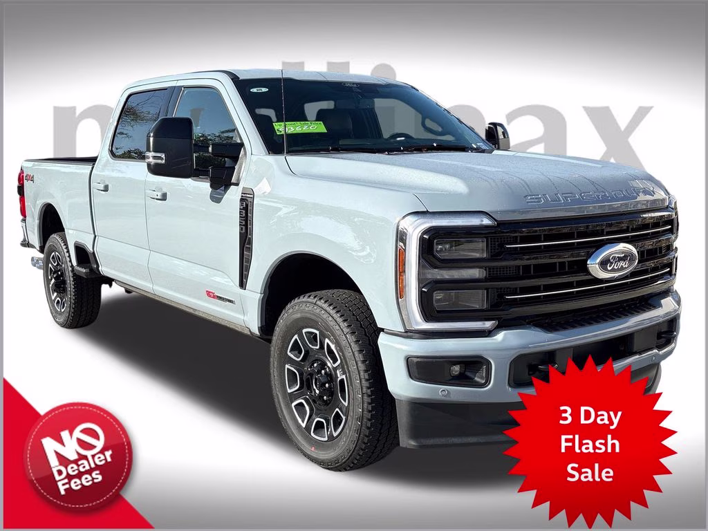2026 Glacier Gray Metallic TriCoat Ford Super Duty F-350 SRW Platinum 4X4 Truck